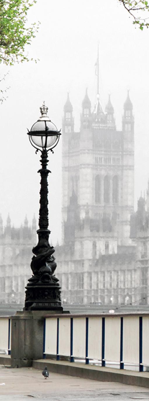 Фотообои Лондонский фонарь В1-281 (1,0х2,7 м), Дивино Декор 1