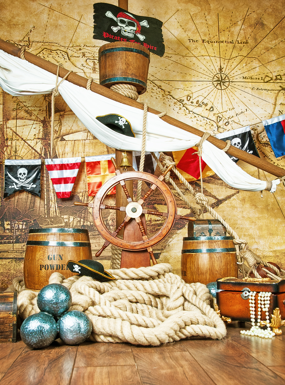 Фотообои Пиратское логово Н-051 (2,0х2,7 м), Дивино Декор 1