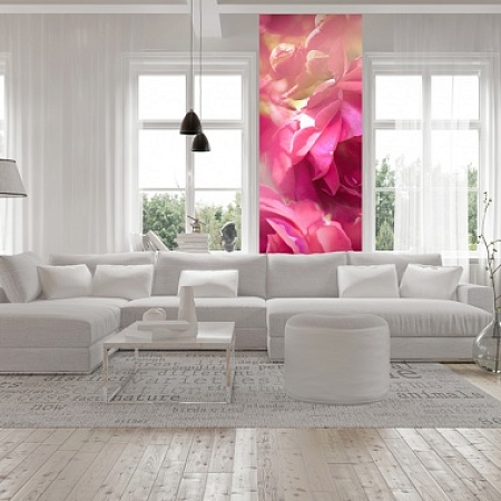 Фотообои Розовые цветы В1-296 (1,0х2,7 м), Дивино Декор 2