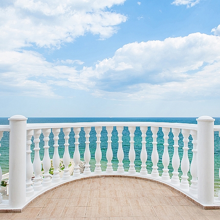Фотообои Балкон с видом на океан D-040 (3,0х2,7 м), Дивино Декор 1