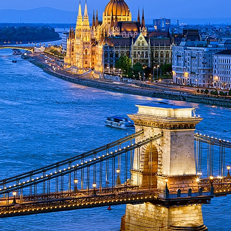 Фотообои Мост в Будапеште С-204 (2,0х2,7 м), Дивино Декор 1