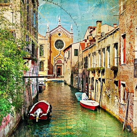 Фотообои Каналы Венеции B1-042 (3,0х2,7 м), Дивино Декор