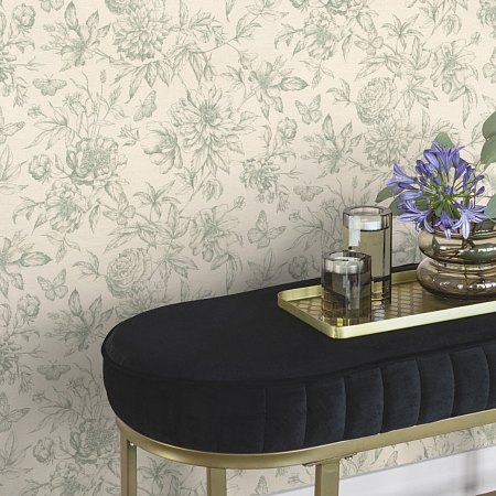 ���� Peonies 793925, Rasch, �����-�������� 3