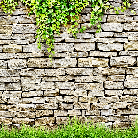 Фотообои Каменная стена D-038 (3,0х2,7 м), Дивино Декор