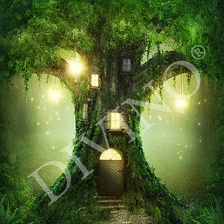 Фотообои Сказочное дерево A-022 (2,0х2,7 м), Дивино Декор 1